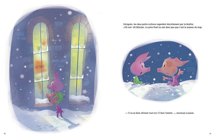 AUZOU | Le noël des trois petits cochons