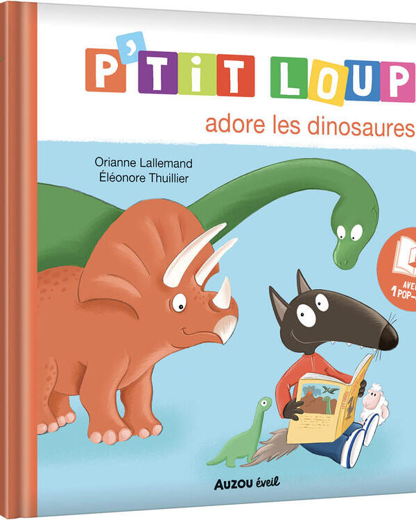 AUZOU | P'tit loup adore les dinosaures