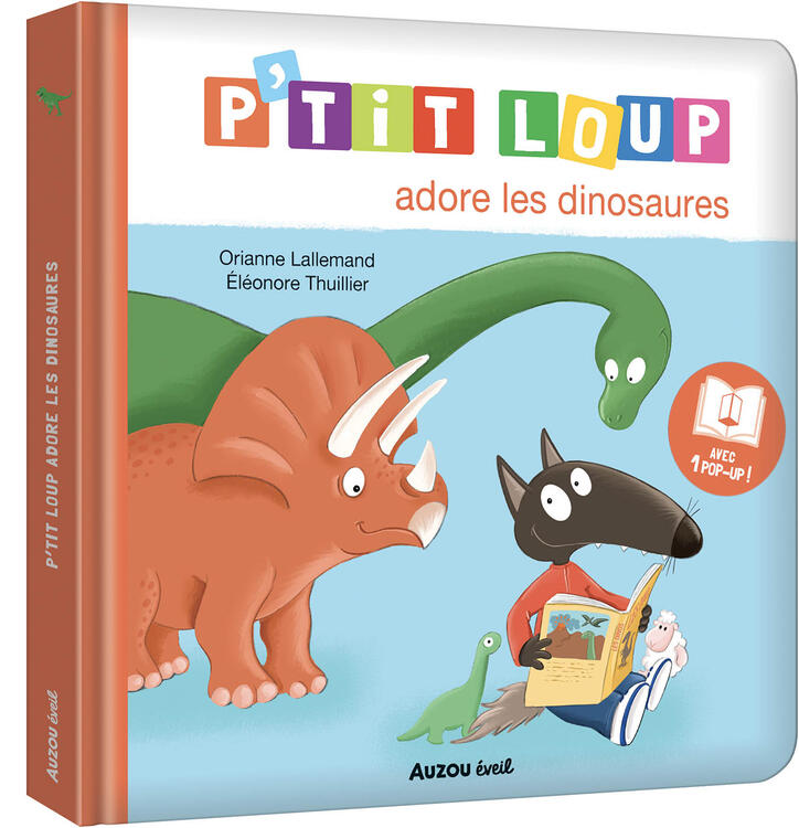 AUZOU | P'tit loup adore les dinosaures