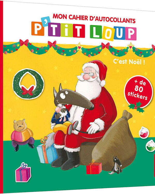 AUZOU | Mon cahier d'autocollants p'tit loup - C'est noël !