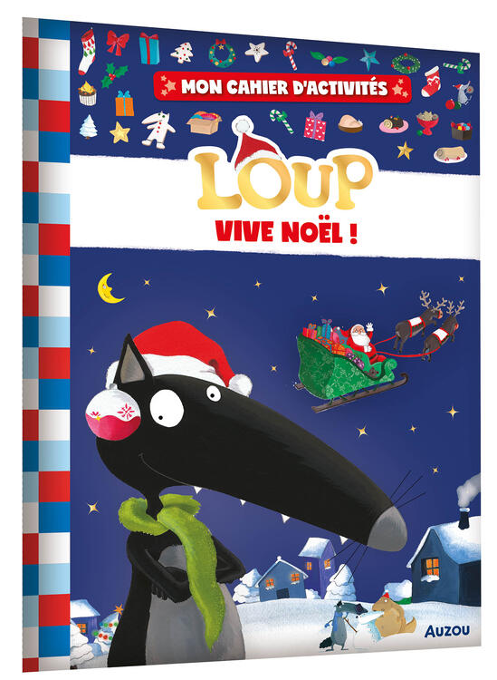 AUZOU | Mon cahier d'activités loup - Vive noël !