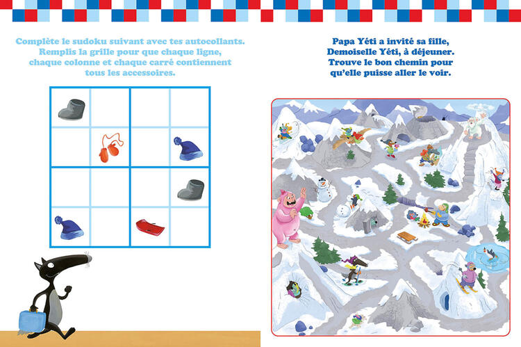 AUZOU | Mon cahier d'activités loup - Vive noël !