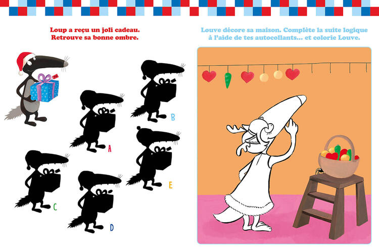 AUZOU | Mon cahier d'activités loup - Vive noël !