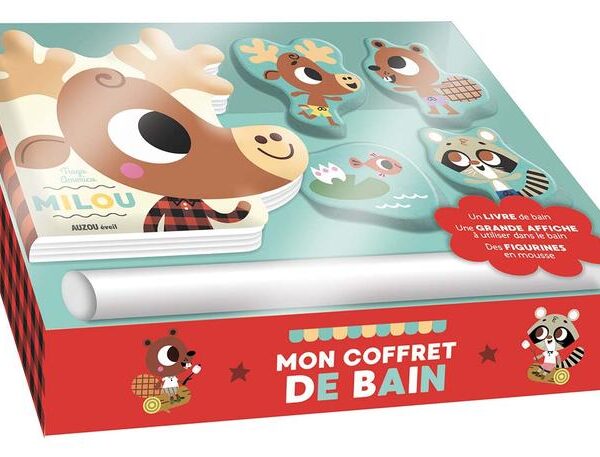 AUZOU | Mon p'tit coffret de bain - Milou le caribou
