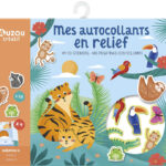 AUZOU | Ma pochette d'artiste - Mes autocollants en relief - Animaux