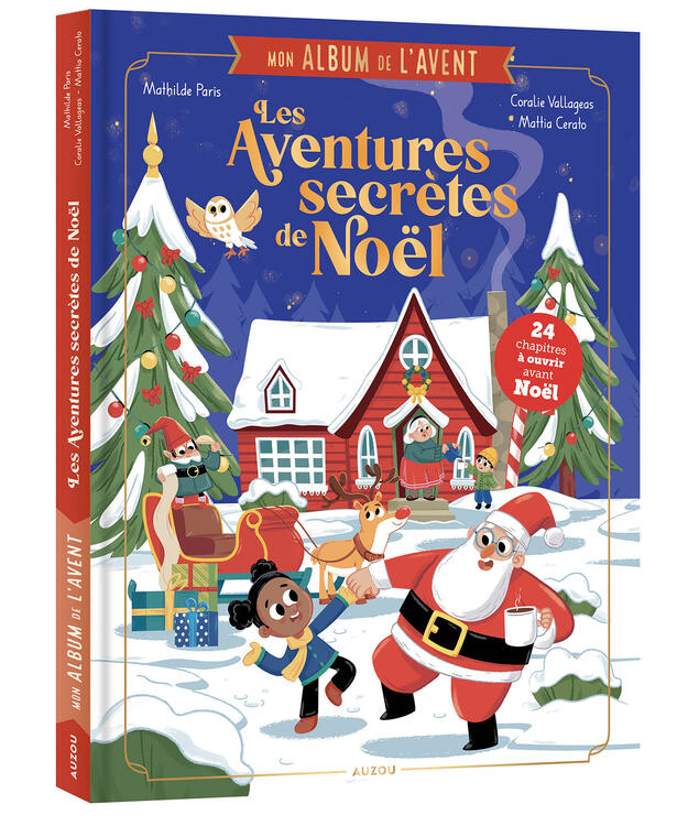 AUZOU | Mon album de l'avent - Les aventures secrètes de noël