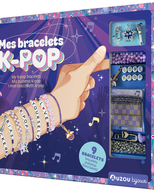 AUZOU | Ma boîte à bijoux - Mes bracelets k-pop