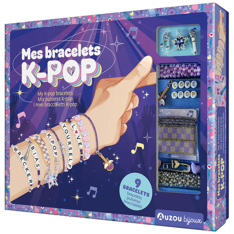 AUZOU | Ma boîte à bijoux - Mes bracelets k-pop