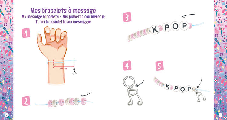 AUZOU | Ma boîte à bijoux - Mes bracelets k-pop