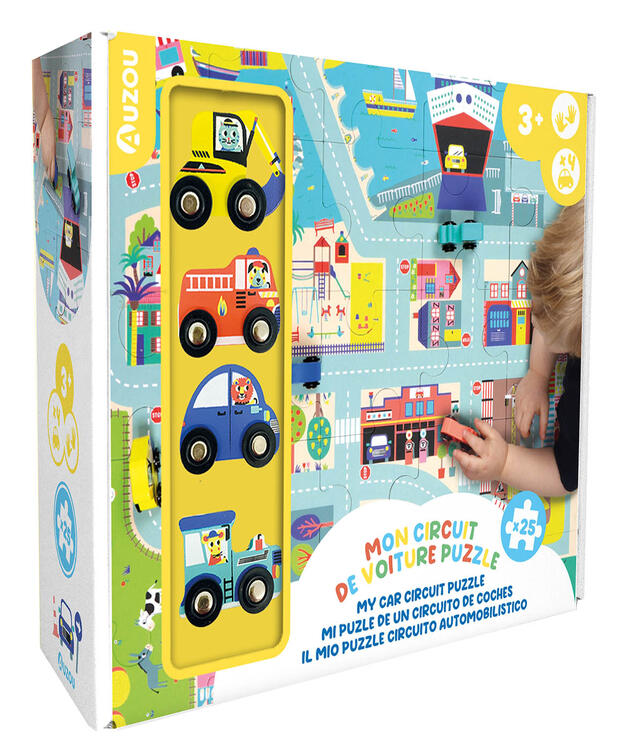 AUZOU | Mon circuit de voiture puzzle