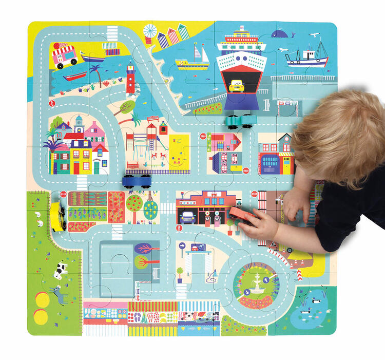 AUZOU | Mon circuit de voiture puzzle