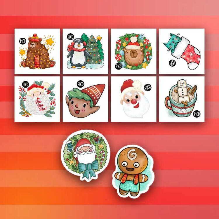PiCO | Minis Cadeaux - Ensemble surprise de Noël