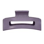 UNIQUE PLASTIQUE | Grande pince à cheveux 100% recyclé - Mauve berry