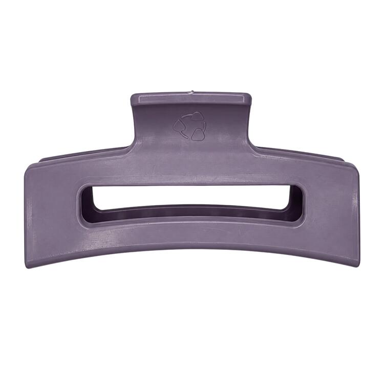 UNIQUE PLASTIQUE | Grande pince à cheveux 100% recyclé - Mauve berry