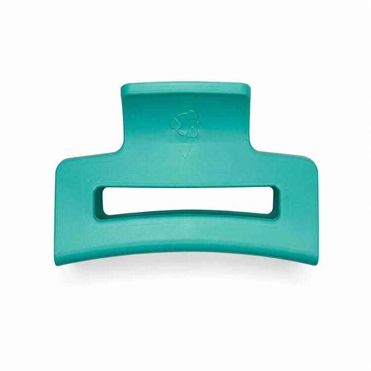 UNIQUE PLASTIQUE | Petite pince à cheveux 100% recyclé - Aqua