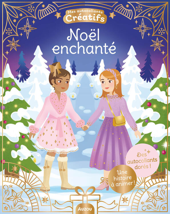 AUZOU | Mes 500 autocollants créatifs - Noël enchanté