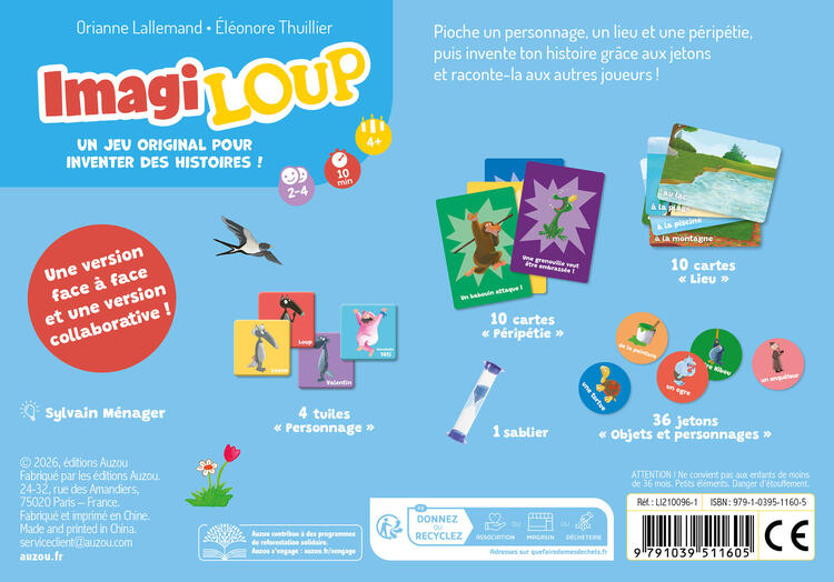 AUZOU | P'tit jeu - Imagiloup