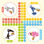 AUZOU | Grand jeu - Mon coffret 10 jeux classiques avec loup