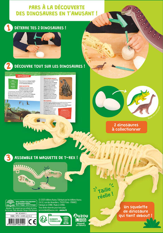 Auzou lab' | Je découvre les dinosaures
